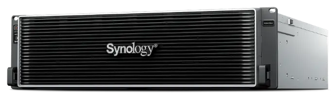 RackStation® RS6426xs+  De 16 a 64 bahías: almacenamiento de alto rendimiento a escala de petabytes para cargas de trabajo empresariales.