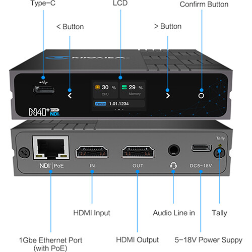 N40 Plus 4K HDMI NDI Bi-directional Converter All the NDI Power You Need for Stunning 4K Video