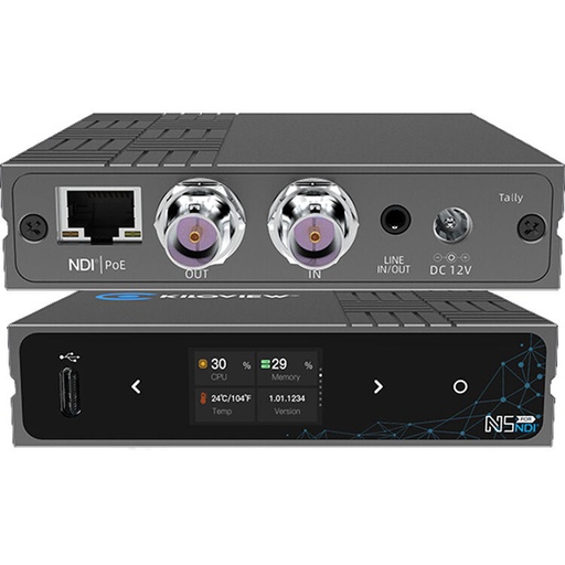 N5 Codificador/decodificador 3G-SDI y USB a NDI Entradas versátiles, infinitas posibilidades de NDI