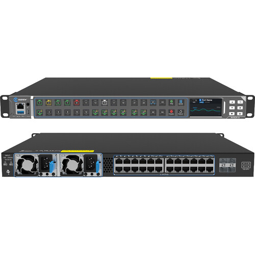 Centro multimedia AVX24-4 Ver. Controlar. Confiar La forma más sencilla de gestionar su flujo de trabajo de medios IP