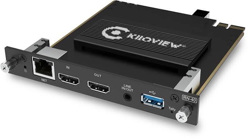 RN-40 Tarjeta de codificación/decodificación HDMI NDI 4K Toda la potencia NDI que necesitas para obtener vídeos 4K impresionantes.